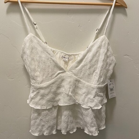 O'NEILL CHLOEY TEXTURED KNIT TIERED TANK TOP NWT - Picture 6 of 8